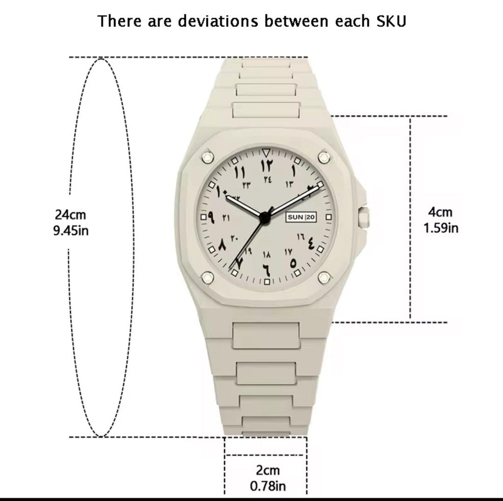 Montre Blanche Élégante