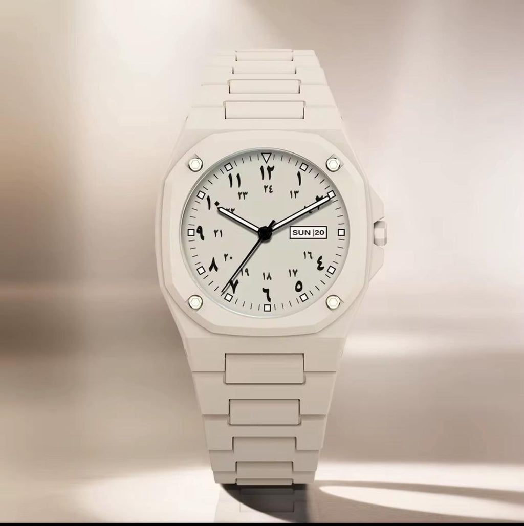 Montre Blanche Élégante