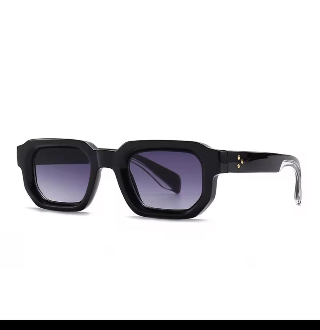 Lunettes de Soleil Carrées Noires