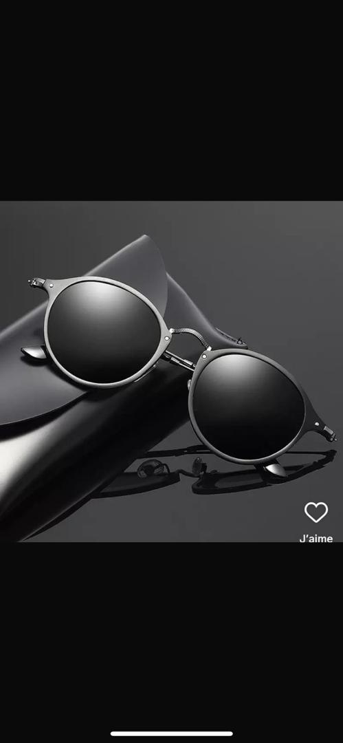 Lunettes de Soleil VEITHDIA Rondes - Verres Miroir Argent