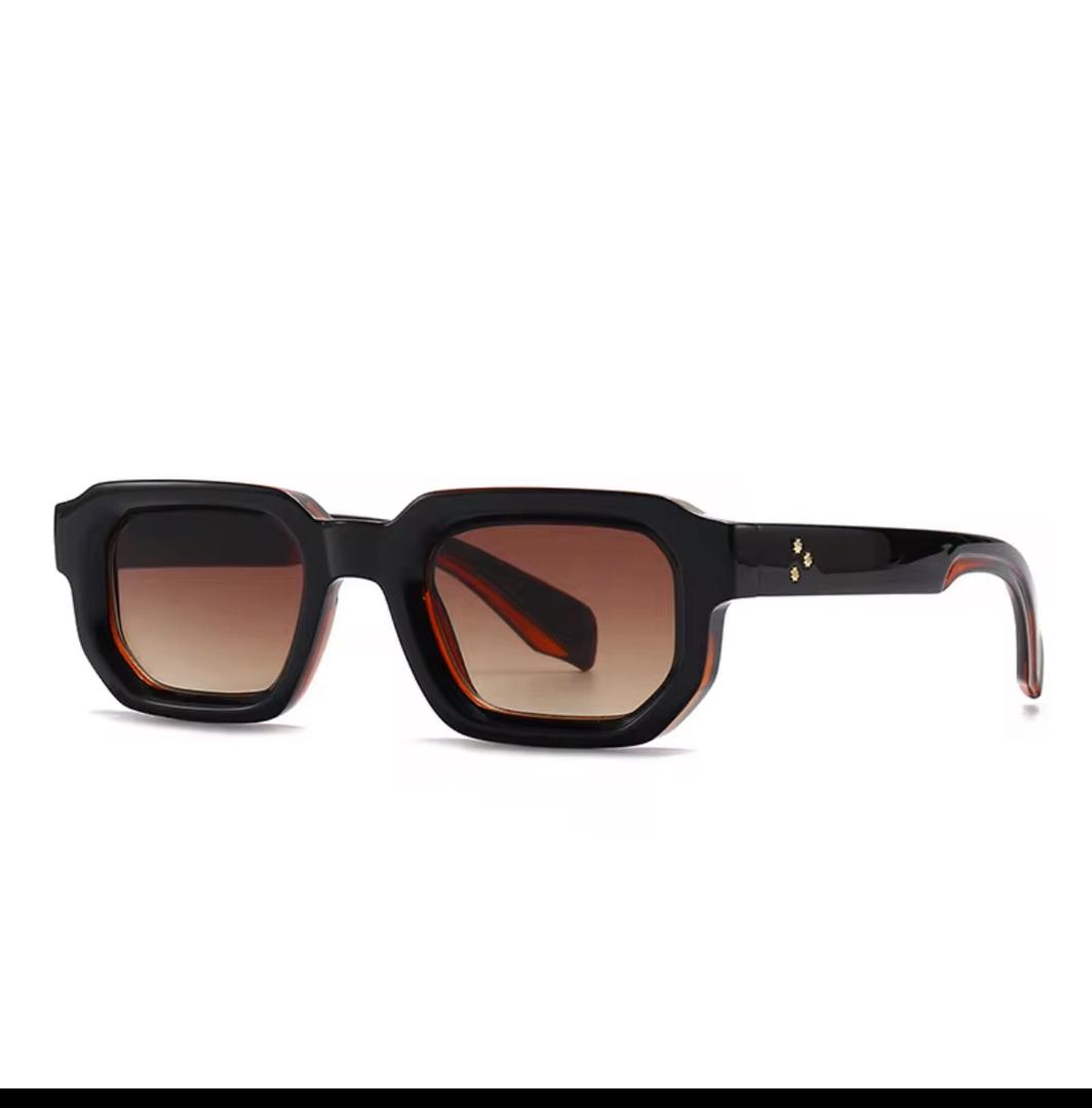 Lunettes de Soleil Carrées Noires