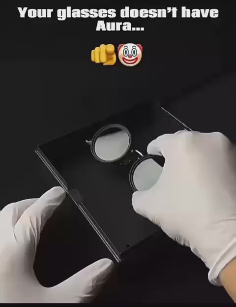 Lunettes de Soleil Rondes Steampunk - Teinte Réglable Manuellement